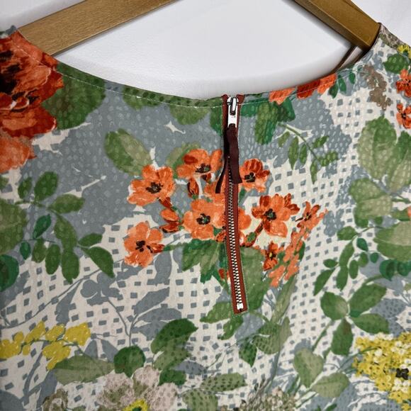 Anthropologie HD In Paris Bloomfield Floral Lightweight Pocket Blouse Size Small - Picture 6 of 7